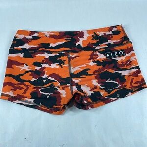 Fleo orange Camo original shorts